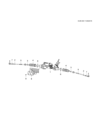 26684422-Strg, epb driven rack (short strg, no tie rod)