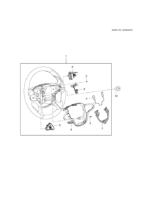 26214706-Harness (part 1), steering wheel horn switch