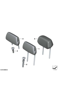 52207486247-Headrest faux leather rr