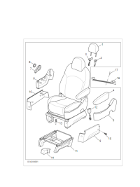 C00026345D017-Belt assy-buckle front