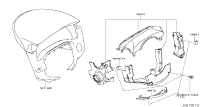 48470JU48A-COVER SET-STEERING COLUMN