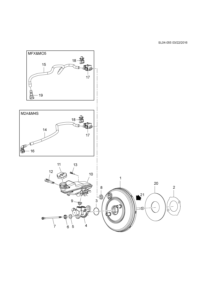 13445045-Reservoir, brake master cylinder (l drive DOT 4) (incl. 9,11-13)