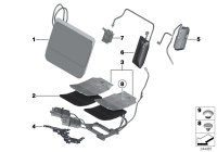52107269619-Pad assy-lumbar, lh
