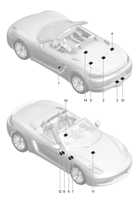 982010000B-Plate, tire inflation pressure mark