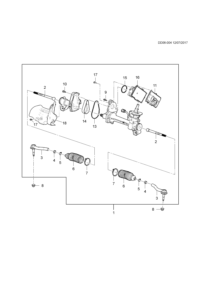 23214221-Repair kit, steering cover