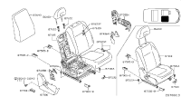 870002DZ1C-Seat assy-front, rh