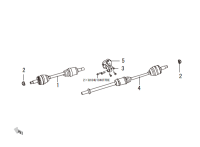 2303011XKZ16A-Bracket, front propeller shaft support, middle rh
