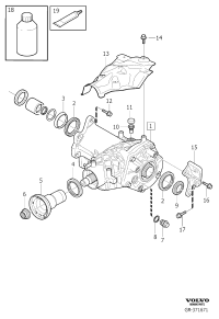 9487307-T/pass oil gls