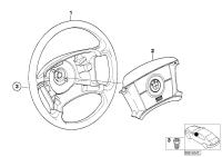 32306759926-Sab, steering wheel hub cap