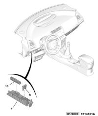9677667780-Bracket, spare fuse assy