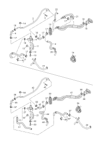 8W0121305-Bracket, auxiliary water pump