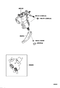 0444560070-GASKET KIT, POWER STEERING GEAR(FOR RECIRCULATING BALL)