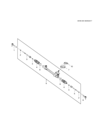 26215990-Repair kit, tie rod inner (incl. 2,3, 5,6)