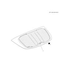 13265624-Window assy., dr