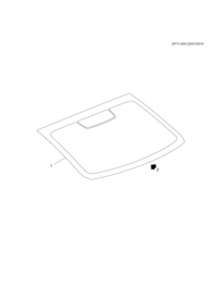 20905993-Window assy-rr