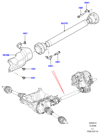 TVB500520-Shaft assy-drive