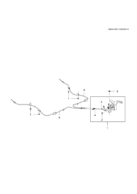 90905194-Lever, parking brake (incl 2-4)