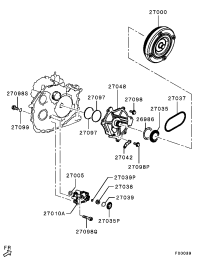 2791A038-SPROCKET,A/T OIL PUMP DRV