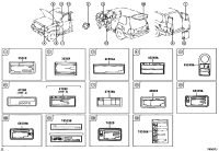 6933906030-Plate, child safety or child protection lock caution