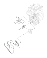 10088703-Belt, front end accessory drive