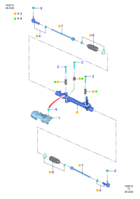 GK293200BE-Gear assy-steering