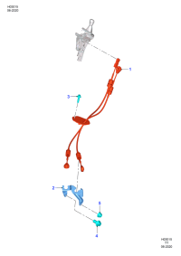 GK2R7E395MB-Cable assy-select lever control