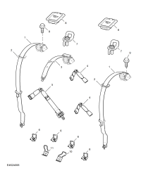50013906ESA-S/belt assy-2nd seat