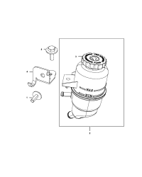 52126099AC-BRACKET POWER STEERING RESERVOIR