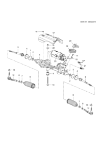 39007675-Gear, p/belt drive rr pinion (for label 13493400) (for front 2015-07-01) (incl. 2-11,23)