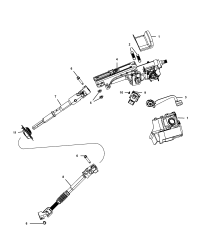 1AJ27DX9AA-SHROUD STEERING COLUMN
