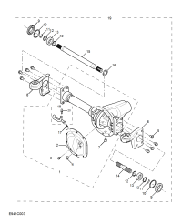 10022721-Oil seal, front axle shaft