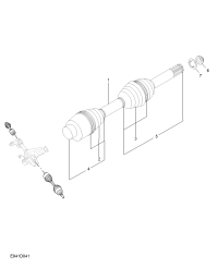 10198471-Shaft assy, front drive