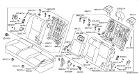 883004CE1A-Cushion assy-rr seat