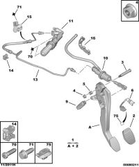 2156R3-Tube, clutch control