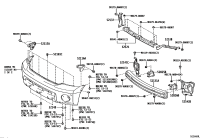 521410C040-ARM, FR BUMPER, RH