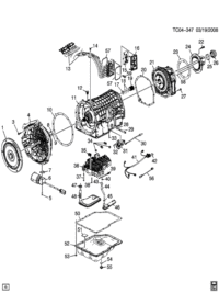19207983-Auxiliary oil pump of automatic transmission: service 08: 09MY model needs to be used together with 