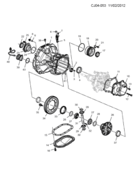24103041-Housing, transmission (incl. 2,3, 4,38-41)