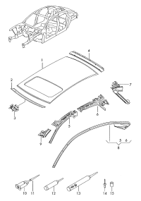 4E0035503S-Antenna assy-roof