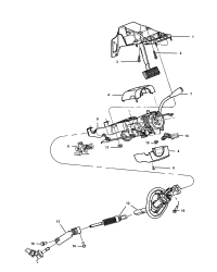 55057335AA-SHAFT STEERING COLUMN INTERMEDIATE