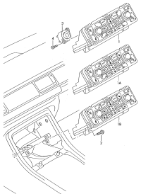 4E0820043G-Display and operation unit and control unit of electronic control air conditioner for vehicles with