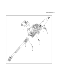 23220485-Module steering column locking control