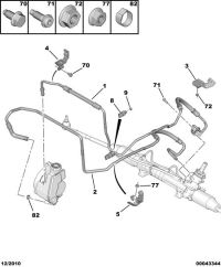 4019C4-Bracket-hydraulic pipe