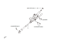 3404100AKZ16A-Shaft assy, p/s belt