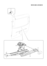 24546463-Arm assy-rr wiper