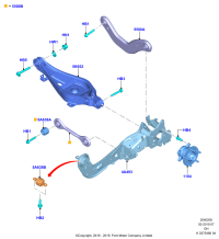 JX6Z1109C-Hub assy-wheel rh/lh
