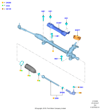 JX6Z3280B-Rh/lh/rod-pull