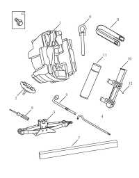 4024005800-Plate assy-spare tire press