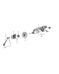 68086160AB-Opening, steering cover