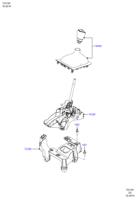 BV6R7H409AAA-Boot-shift lever
