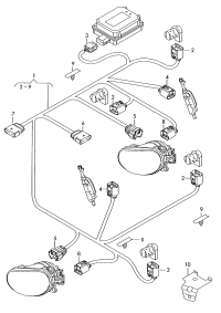 4E0971845BG-BRACKET-WIRING